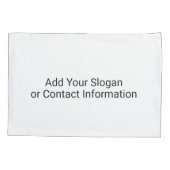 Voeg uw Logo Business Modern Minimalist toe Kussensloop (Achterkant)