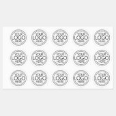 Voeg uw Logo Business Modern Minimalist toe Labels (Vel)