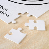 Voeg uw Logo Business Modern Minimalist toe Legpuzzel (Zijkant)