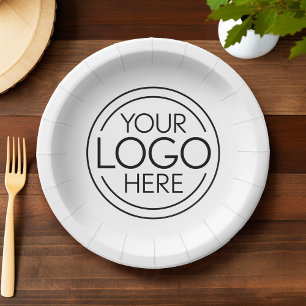 Voeg uw Logo Business Modern Minimalist toe Papieren Bordje