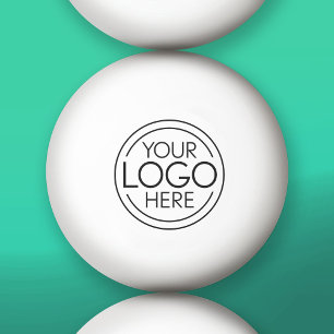 Voeg uw Logo Business Modern Minimalist toe Pingpongballen