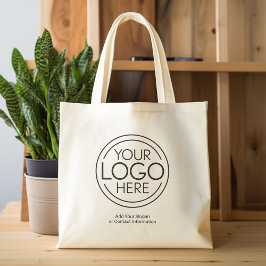 Voeg uw Logo Business Modern Minimalist toe Tote Bag