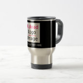 Voeg uw Logo en aangepaste tekst Business Chic Bla Reisbeker (Voorkant rechts)