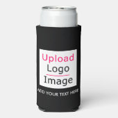 Voeg uw Logo en aangepaste tekst toe Modern Busine (Seltzer Achterkant)