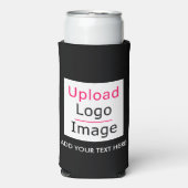 Voeg uw Logo en aangepaste tekst toe Modern Busine (Seltzer Voorkant)