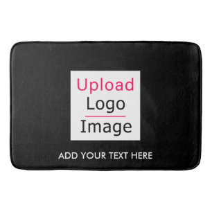 Voeg uw Logo en aangepaste tekst toe Modern Busine Badmat