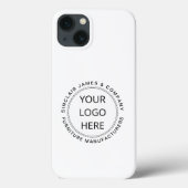 Voeg uw Logo en bedrijf toe Case-Mate iPhone Case (Achterkant)