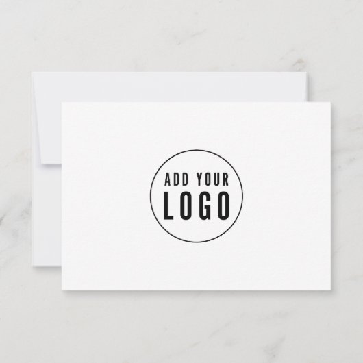 Voeg uw Logo en bewerkbare kleur toe Dank u (Achterkant)