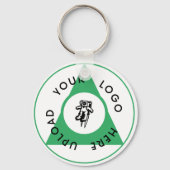 Voeg uw Logo en QR Code Sleutelhanger toe (Voorkant)
