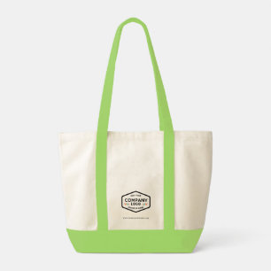 Voeg Uw Logo en Website Nieuwe BedrijfsMedewerker Tote Bag