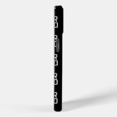 Voeg uw Logo Herhalingspatroon bewerkbare Sjabloon Case-Mate iPhone Case (Achterkant / Rechts)