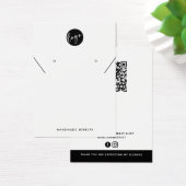 Voeg uw Logo Ketting oorringen Display Kaart toe (Bureau)