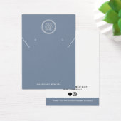 Voeg uw Logo Ketting oorringen Display Kaart toe (Bureau)