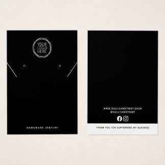 Voeg uw Logo Ketting oorringen Display Kaart toe