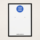 Voeg uw Logo Rand toe die de Kaart van de Vertonin (Voorkant)