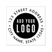 Voeg uw logo retouradres toe  zelfinktende stempel (Design)