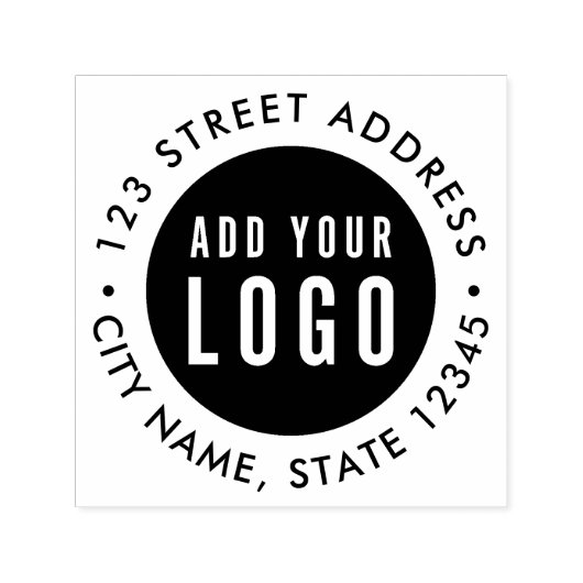 Voeg uw logo retouradres toe  zelfinktende stempel (Design)