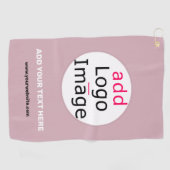 Voeg uw Logo  Roos voor zakelijk gebruik toe Golfhanddoek (Horizontaal)