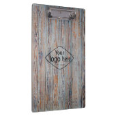 Voeg uw logo rustieke schuur hout klembord (Rechts)