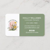 Voeg Uw Logo sociale Media QR Code Collectief Busi Visitekaartje (Voorkant)