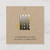 Voeg uw Logo sociale mediacrisis toe, Label prijs (Voorkant)