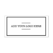 Voeg Uw Logo Toe Aangepast Rubberstempel (Afrduk)