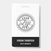 Voeg Uw Logo Toe | Aangepaste Naam Badge (Voorzijde)