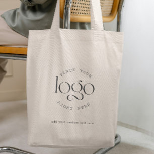 Voeg uw logo toe Aangepaste zakelijke promotie-wit Tote Bag