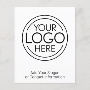 Voeg uw logo toe Zakelijk Modern Minimalistisch Flyer