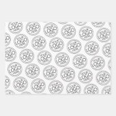 Voeg uw logo toe Zakelijk Modern Minimalistisch Inpakpapier Vel (Voorkant)