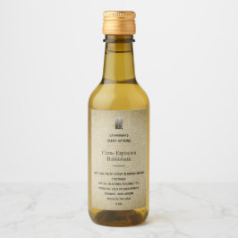 Voeg uw Logo Vertical Skincare Spa product toe Wijn Etiket