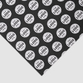 Voeg uw logo zwart aangepaste verpakkingsmateriaal tissuepapier (Detail)