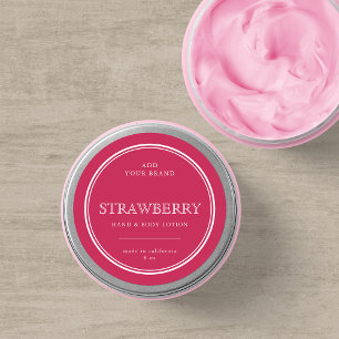 Voeg uw merk Klassieke Eigen Colour Product Label