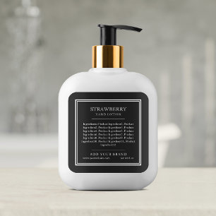 Voeg uw merk Klassieke Ingrediënten van de Kleuren Vierkante Sticker