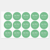Voeg Uw merk of andere tekstelabels toe Labels (Vel)