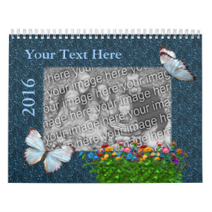 Voeg Uw Mooie Grenzen 2016 van de Foto toe Kalender