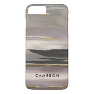 Voeg uw naam toe Gilded Morning Fog II Goud iPhone 8 Plus / 7 Plus Hoesje