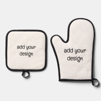 voeg uw ontwerp toe ovenwant & pannenlap set