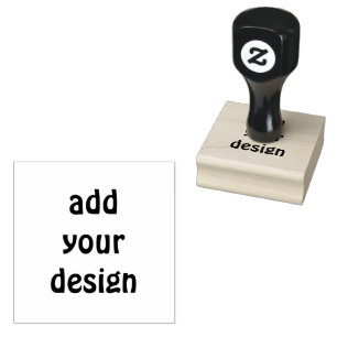 voeg uw ontwerp toe 	rubberstempel