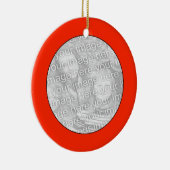 Voeg uw ornament van de Cirkel van het Rood van de (Rechts)