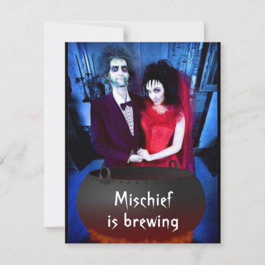 Voeg uw Photo Halloween-uitnodiging toe Kaart (Voorkant)