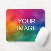 Voeg Uw Sjabloon Bedrijfs van de Logo van de Tekst Muismat (Met muis)