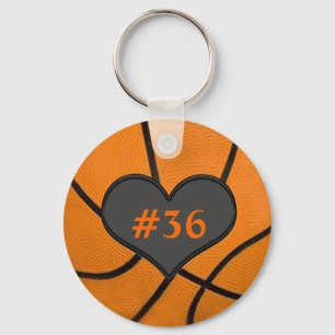 Voeg Uw Sleutelhanger Basketball van het Aantal va