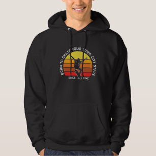 Voeg uw Stadsstaat van de stad tekst toe - geboren Hoodie