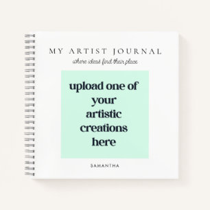Voeg uw tekeningen Artwork Artist Journal Sketch Notitieboek