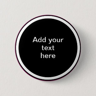 Voeg uw tekst hier toe - SJABLOON Ronde Button 5,7 Cm