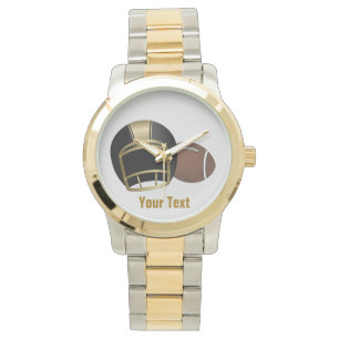 Voeg uw tekst toe Two Tone Horloge