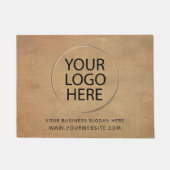 Voeg uw zakelijke Logo en aangepaste tekst toe Deurmat (Voorkant)
