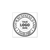 Voeg uw zakelijke Logo rubberstempel toe Rubberstempel (Afrduk)