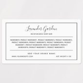 Voeg uw zwarte lijst van Grensingrediënten van het Labels (Design 1)